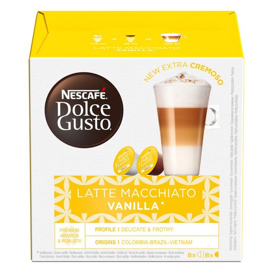 NESCAF Dolce Gusto Latte Macchiato kava aroma vanilije 153g 16