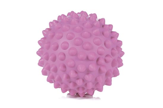 Gymstick mini masažna lopta s bodljama Emotion, 9,5 cm, ružičasta