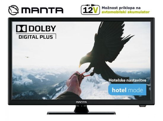 Manta 24LHN120D LED HD televizor, + 12V