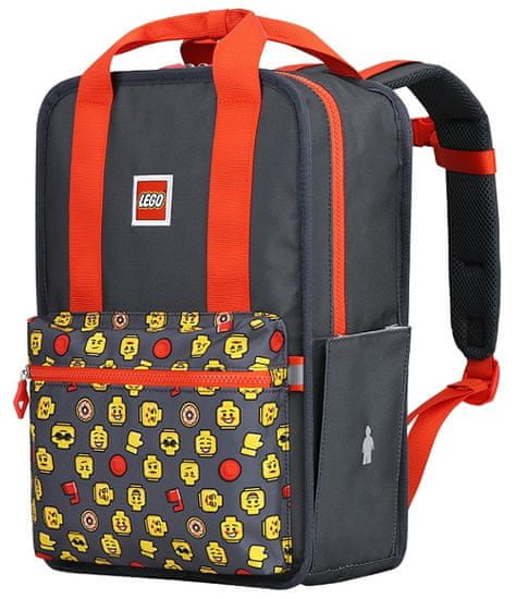 LEGO Bags školski ruksak FUN, crveni
