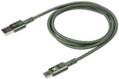 Xtorm kabel Nylon USB to USB-C Cable CX2052, 1 m, zelena