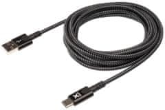 Xtorm kabel Nylon USB to USB-C Cable CX2061, 3 m, crna