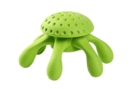 KIWI WALKER igračka za pse od TPR pjene, hobotnica, 20 cm, zelena
