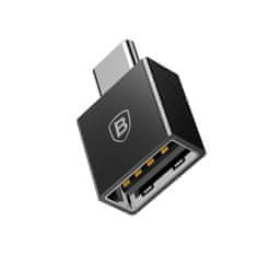 BASEUS CATJQ-B01 adapter tip-C i USB-A (f), crni