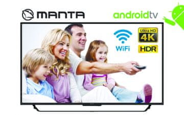 Manta 50LUA19D 4K-UHD, HDR10, Android televizor