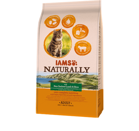 IAMS Naturally hrana za odrasle mačke, sa novozelandskom janjetinom i rižom, 700 g