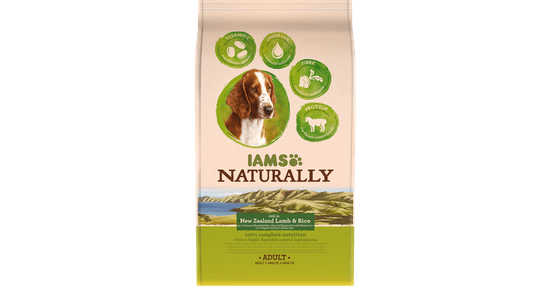 IAMS Naturally hrana za odrasle pse, sa novozelandskom janjetinom i rižom, 800 g
