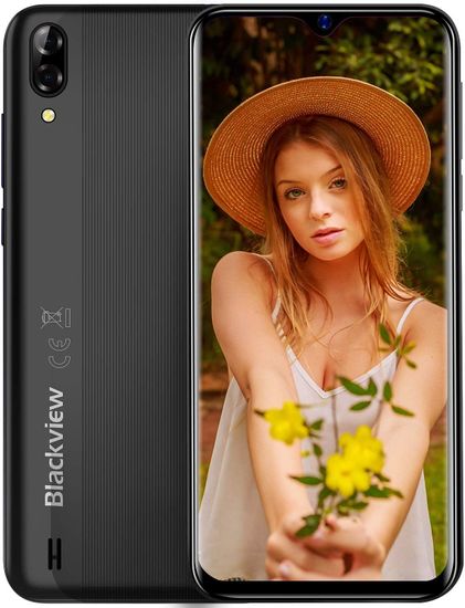 Blackview A60 pametni telefon, 2 GB/16 GB, crni