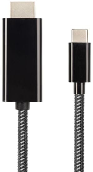 Xtorm kabel Nylon USB-C to HDMI 60 Hz Cable (1 m) CX2111, crni
