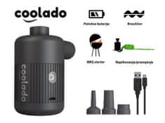 COOLADO ePump prijenosna bežična višenamjenska pumpa, crna