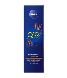 Nivea noćna krema Anti-Wrinkle Q10 Plus C + Energy, 40 ml