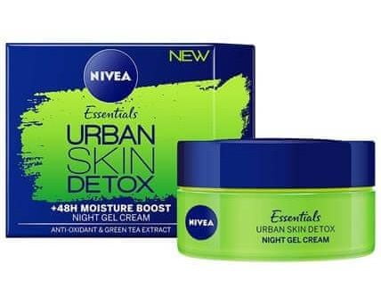 Nivea Urban Skin Detox Essentials noćna krema za lice, 50 ml