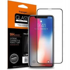 Spigen Full Cover zaštitno staklo za iPhone 11 / XR, crno