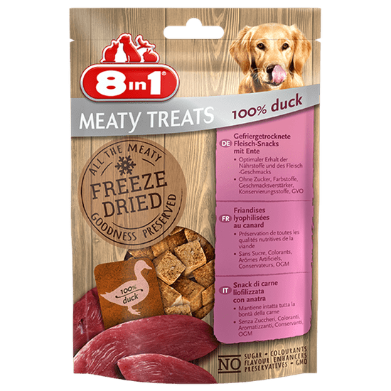 8in1 Meaty Treats pseće poslastice, patka 50 g