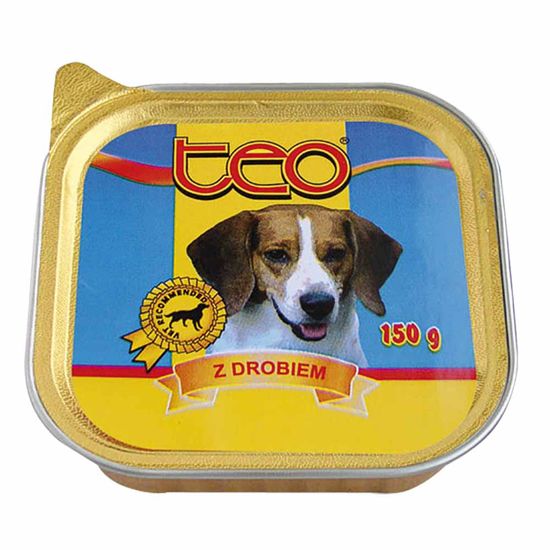 Dibaq pašteta za pse TEO, perad, 9x150 g