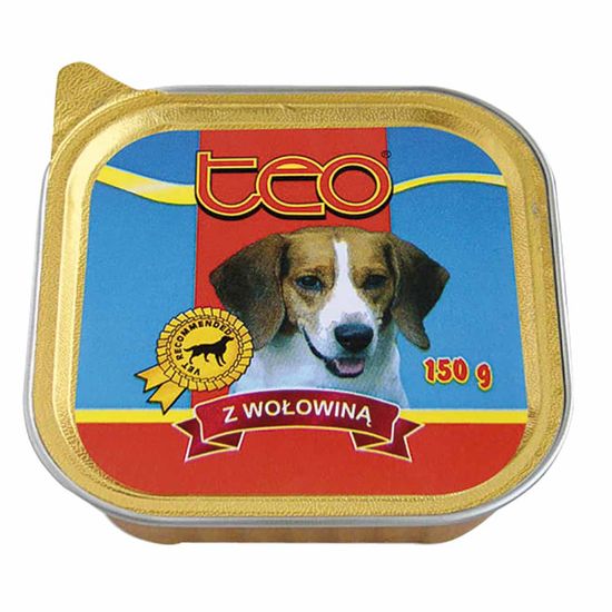 Dibaq pašteta za pse TEO, govedina, 9x150 g