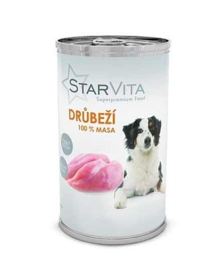 Starvita konzervirana hrana za pse, mljevena perad, 1200 g