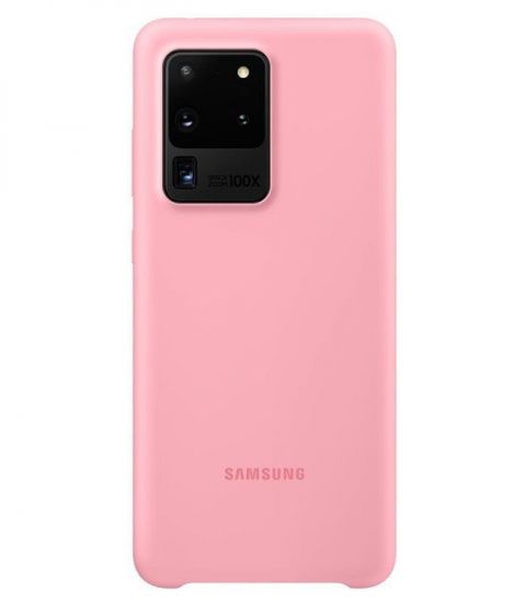 Samsung maska za Samsung Galaxy S20 Ultra, silikonska, roza (EF-PG988TPE)