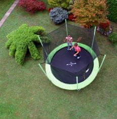 Fun trampolin sa zaštitnom mrežom i ljestvama, 244 cm, zeleni