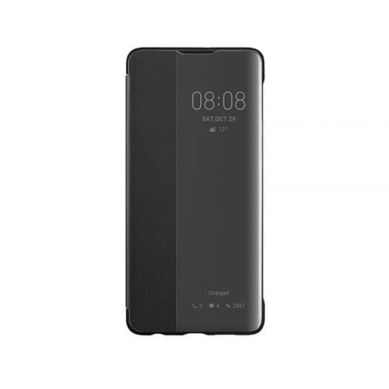 Huawei etui za Huawei P30, preklopna s prozorčićem, crni