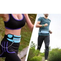 MG Ultimate Running Belt torbica za trčanje oko struka, zeleno