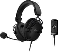 HyperX Cloud Alpha S gaming slušalice, USB, crne