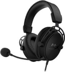 HyperX Cloud Alpha S gaming slušalice, USB, crne