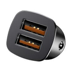 BASEUS Square 2x USB QC 3.0 auto punjač, crno