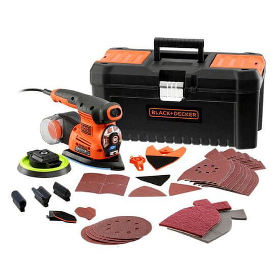 Black+Decker vibracijska brusilica KA280LKA 220W