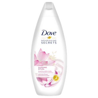 Dove Lotus & Rice Water gel za tuširanje, 250 ml