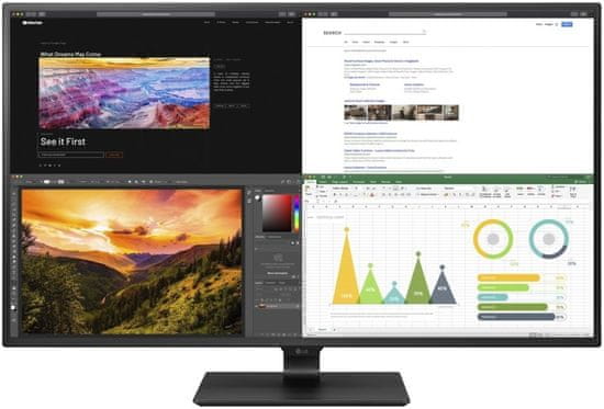 LG 43UN700-B IPS UHD monitor, 107.95 cm (42.5")