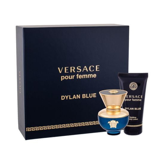 Versace Pour Femme Dylan Blue set, parfemska voda, 30 ml + mlijeko za tijelo, 50 ml