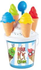 Mondo toys komplet za igru u pijesku, oblik sladoleda