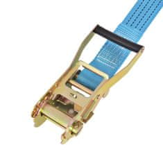 Vidaxl Trake za Vezanje Tereta 4 kom 4 Tone 8mx50mm Plave