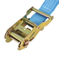 Vidaxl Trake za Vezanje Tereta 4 kom 2 Tone 6mx38mm Plave
