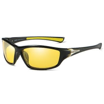 Dubery George 3 sunčane naočale, Black & Silver / Yellow