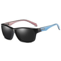 Dubery Revere 7 sunčane naočale, Black & Blue / Black