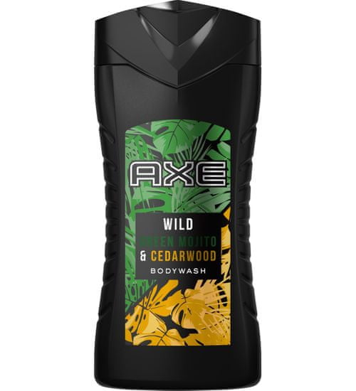 Axe Wild Green Mojito & Cedarwood gel za pranje, 250 ml
