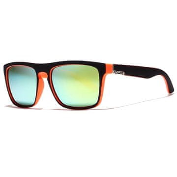 KDEAM Sunbury 11 sunčane naočale, Black & Orange / Yellow