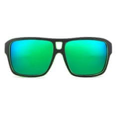 KDEAM Bayonne 3 sunčane naočale, Black / Green