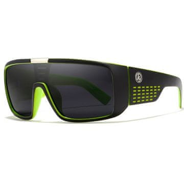 KDEAM Novato 62 sunčane naočale, Black & Neon / Black