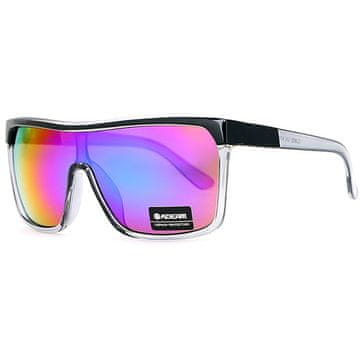 KDEAM Scottmc 4 sunčane naočale, Black & Clear / Rainbow