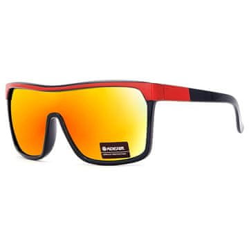 KDEAM Scottmc 2 sunčane naočale, Black & Red / Orange