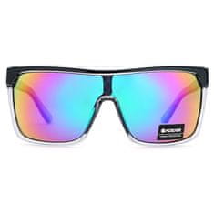 KDEAM Scottmc 4 sunčane naočale, Black & Clear / Rainbow