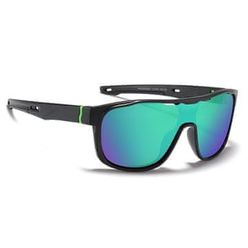 KDEAM Wayne 2 sunčane naočale, Black / Green