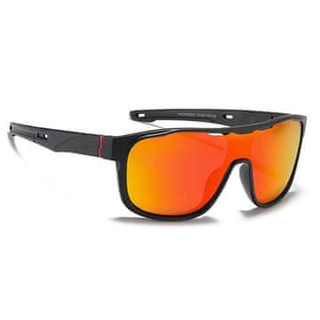 KDEAM Wayne 3 sunčane naočale, Black / Red