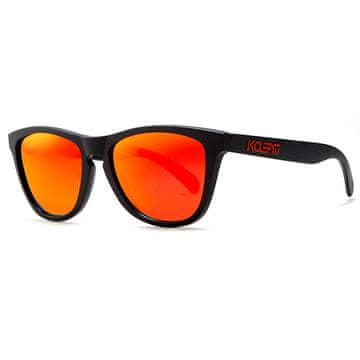KDEAM Canton 2 sunčane naočale, Black / Red