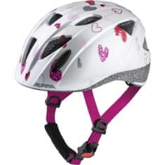 Alpina Sports Ximo dječja biciklistička kaciga, bijelo-ružičasta, 45-49