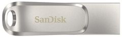 SanDisk Ultra Dual Drive Luxe USB stick, 32 GB, srebrni