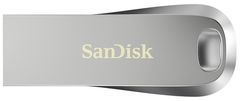 SanDisk Ultra Dual Drive Luxe USB stick, 128 GB, srebrni